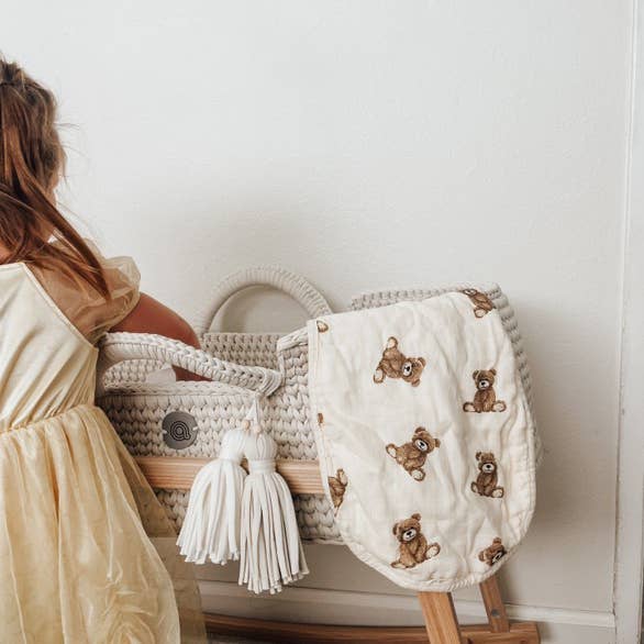 Bamboo Muslin Burp Cloth Set (2-pack)