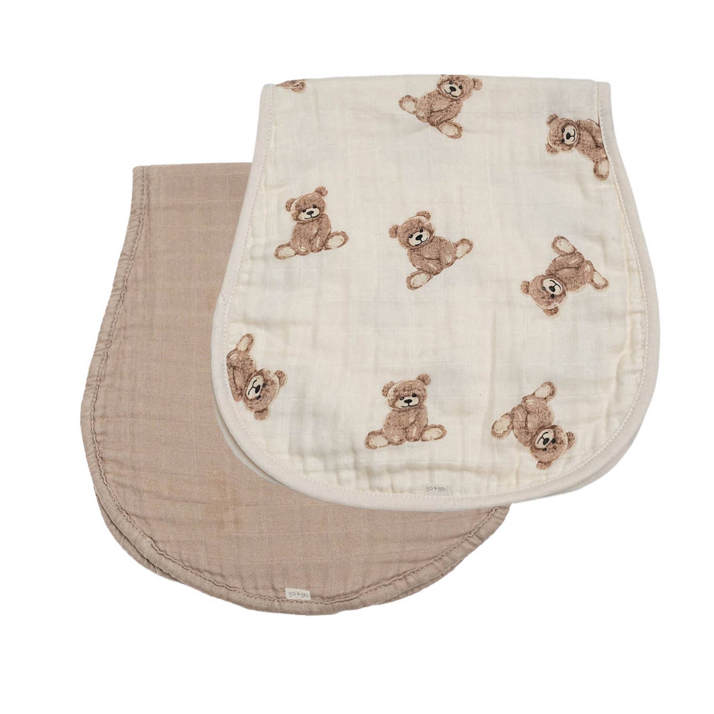 Bamboo Muslin Burp Cloth Set (2-pack)