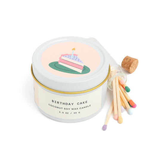 Birthday Cake Candle & Matches