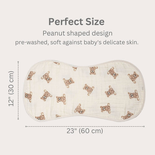 Bamboo Muslin Burp Cloth Set (2-pack)